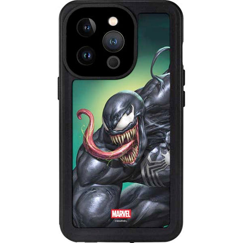 Marvel Venom Symbiote iPhone 15 Pro Waterproof Case